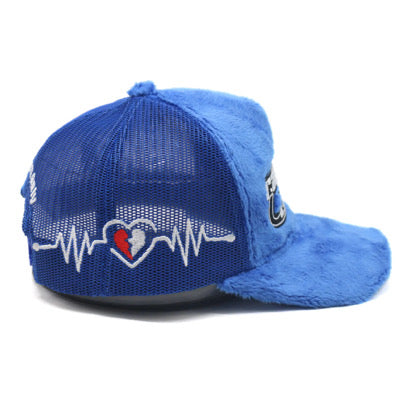 Blueberry Velvet Trucker Hat